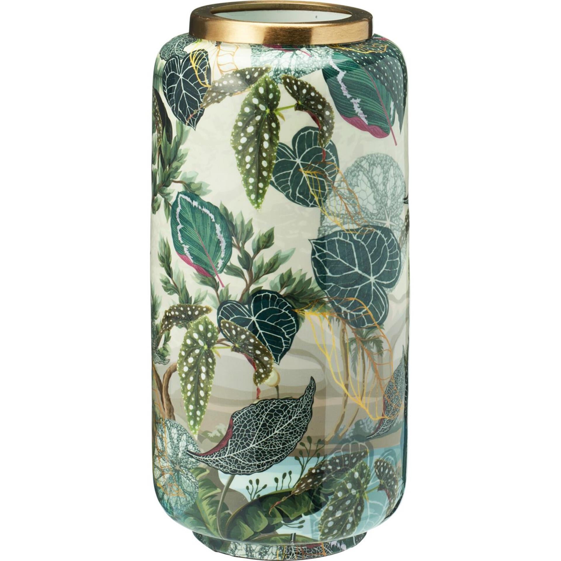 Home styling vaas jungle print 30cm