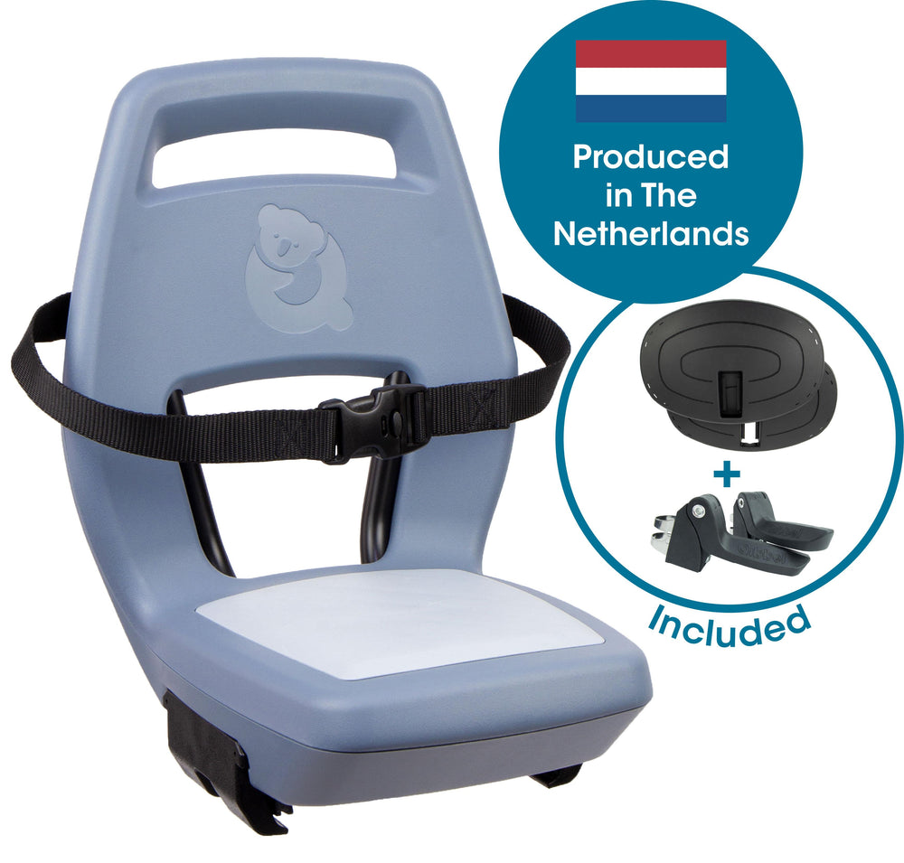 Widek b.v. qibbel achterzitje junior 6+ bagagedrager blauw