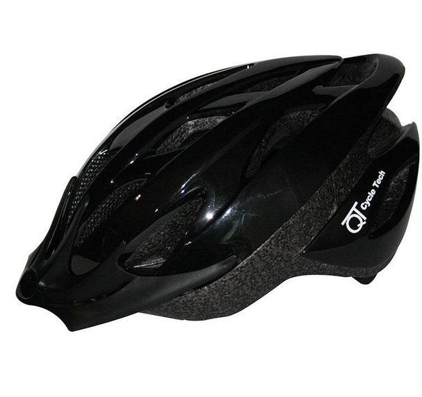 Qtcycletech qt cycle tech helm zwart parel l 58-62cm