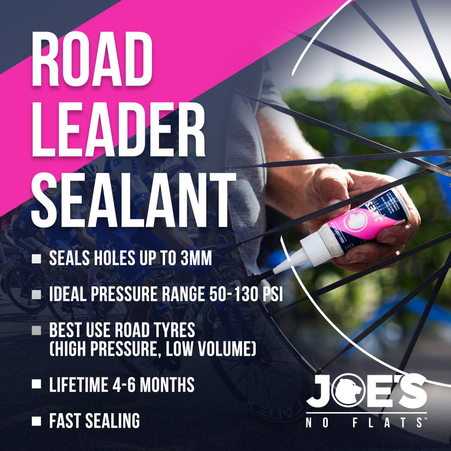 Joe's no flats - road leader kit 120ml
