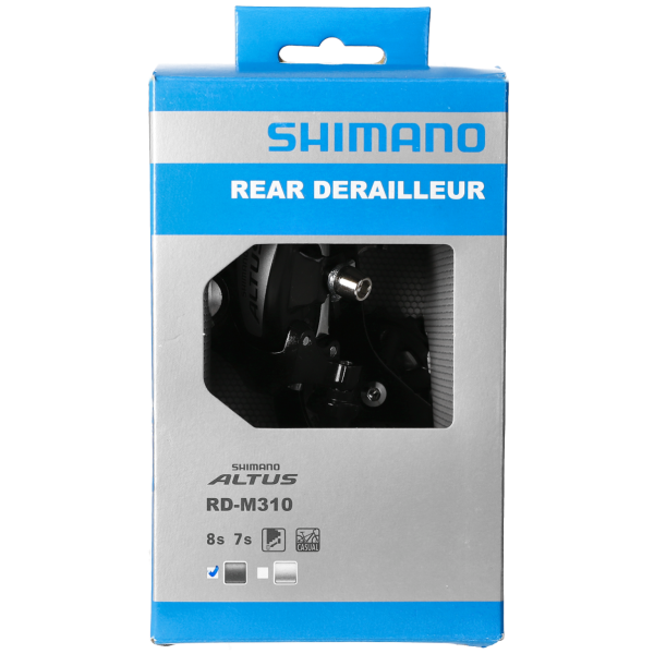 Shimano Altus RD-M310 SGS 7 8 speed Zwart