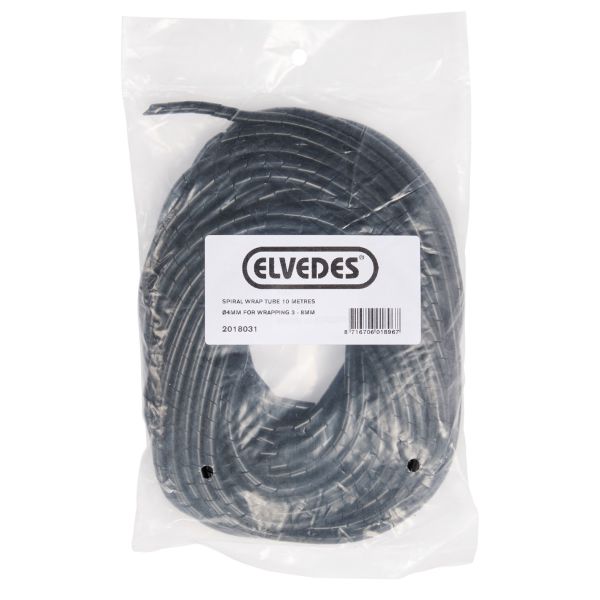 Elvedes cable systems bv spiral wrap hose ø4mm elvedes bundle 3-8 mm (10 meter) - black
