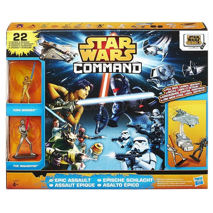 Hasbro star wars commando epische aanval met 22 figuurtjes