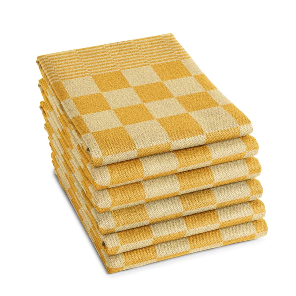 Ddddd theedoek bbq ochre 65x65cm 6 stuks