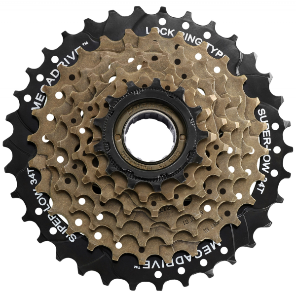 Sunrace vrijloop 7 versnellingen mfm300 14-34t - zwart
