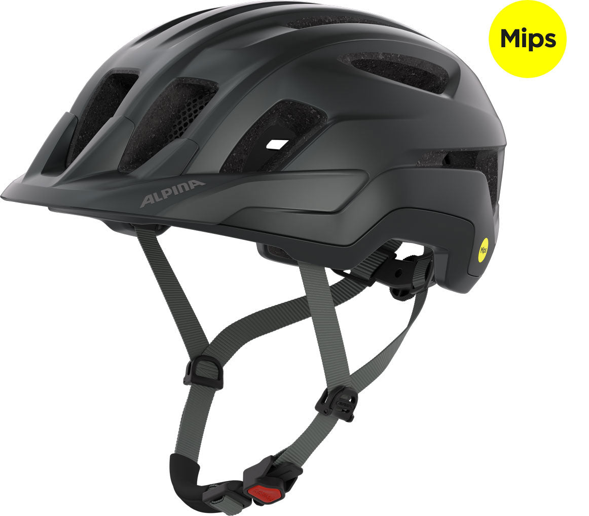 Alpina sports tour helm paranus mips 55-59 mat zwart