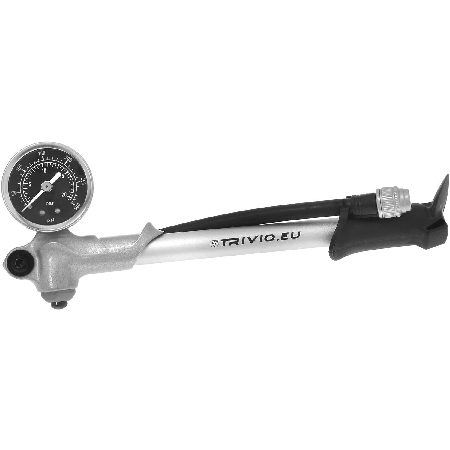 Trivio - fietspomp vorkpomp met drukmeter schrader