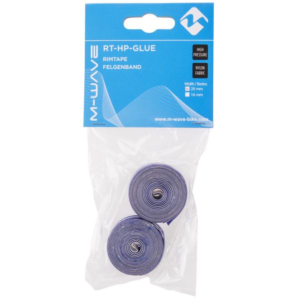 M-wave velglint 12-29 rt-hp-lijm hoge druk 20 mm - blauw (1 set)