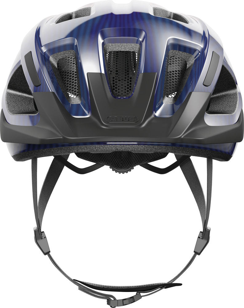 Abus helm aduro 3.0 led paarse golven m 52-58cm