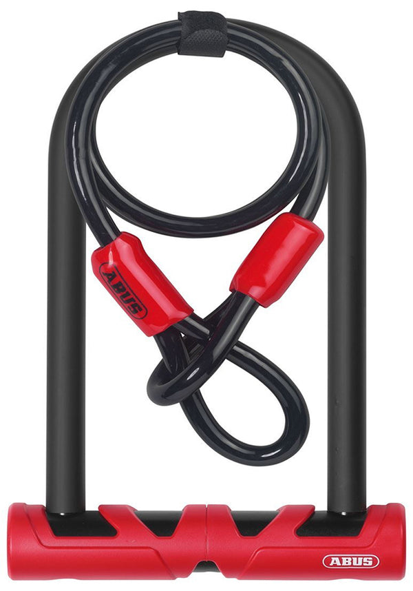 Abus ultimate 420 140 u-lock incl. cobra loop cable and ush bracket