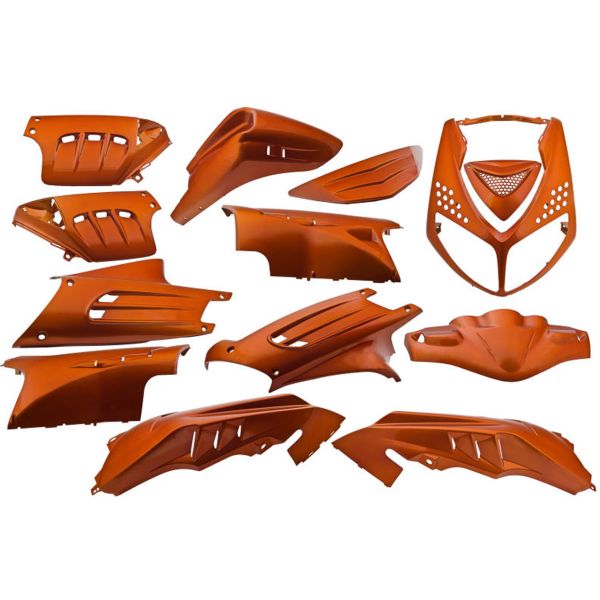Edge ter plaatset 13-delig voor peugeot speedfight 2 - oranje metallic