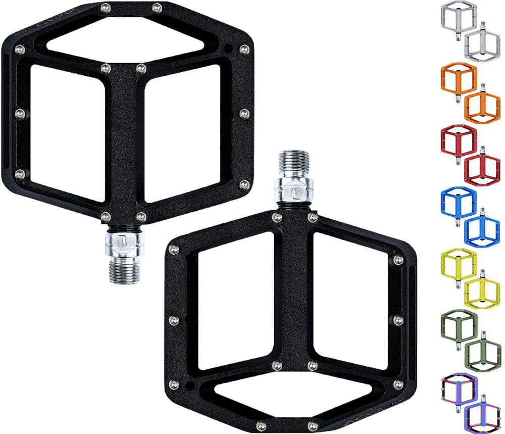 Acid flat a3-zp r platform pedals | orange