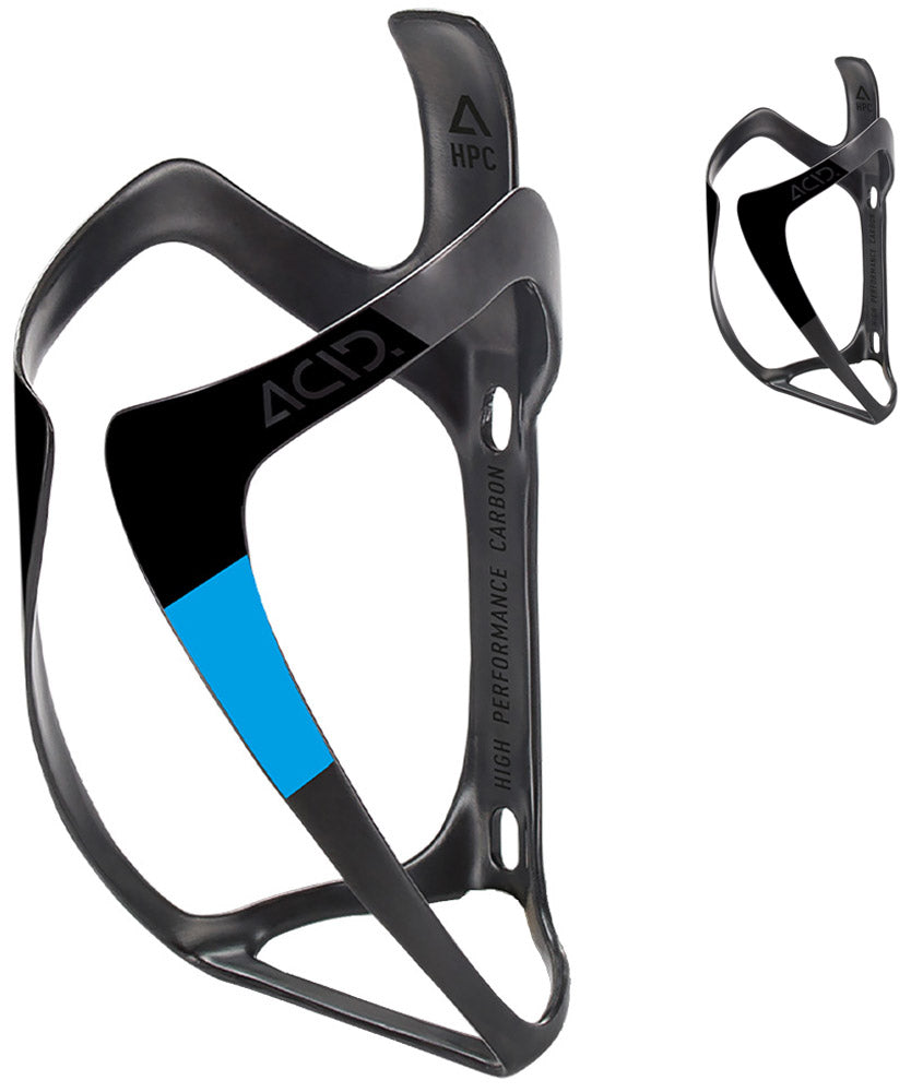 Acid hpc carbon bottle cage | black´n´blue