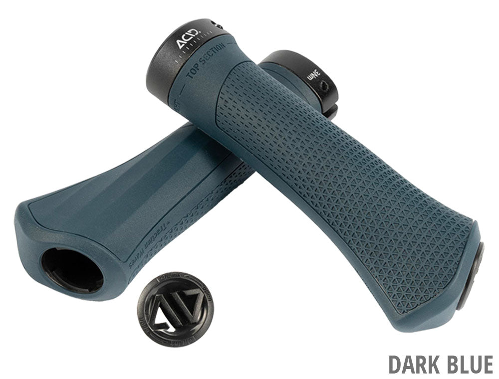 Acid hybrid tour grips | large |dark blue