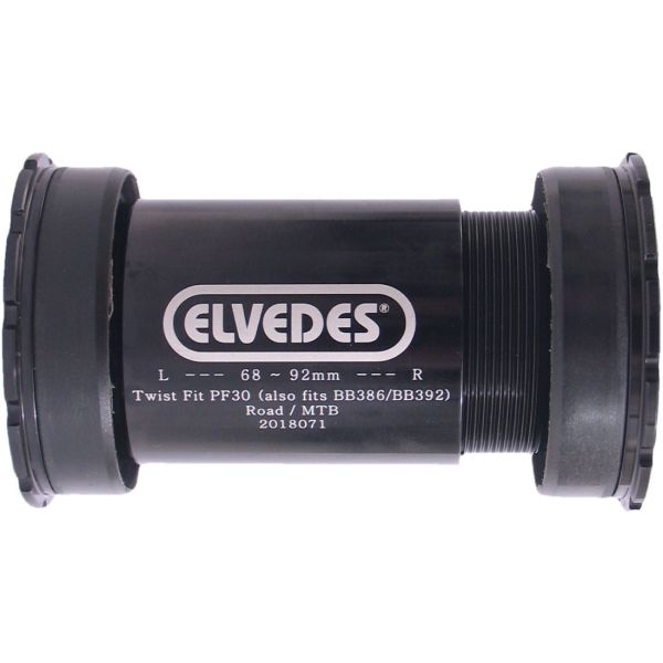 Boîtier de pédalier Elvedes Twist fit PF30 (convient également à BB386 BB392)