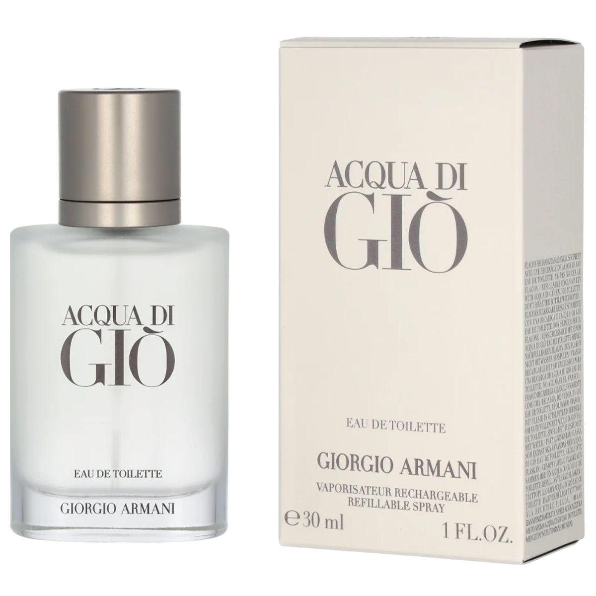 Giorgio armani acqua di gio homme eau de toilette spray 30ml heren refillable