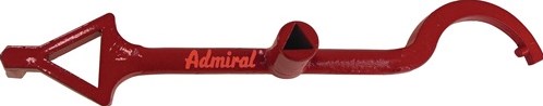 Admiral sleutel voor bovengrondse hydrant | smeedbaar gietijzer | 1 stuk - 1030ab-1 1030ab-1