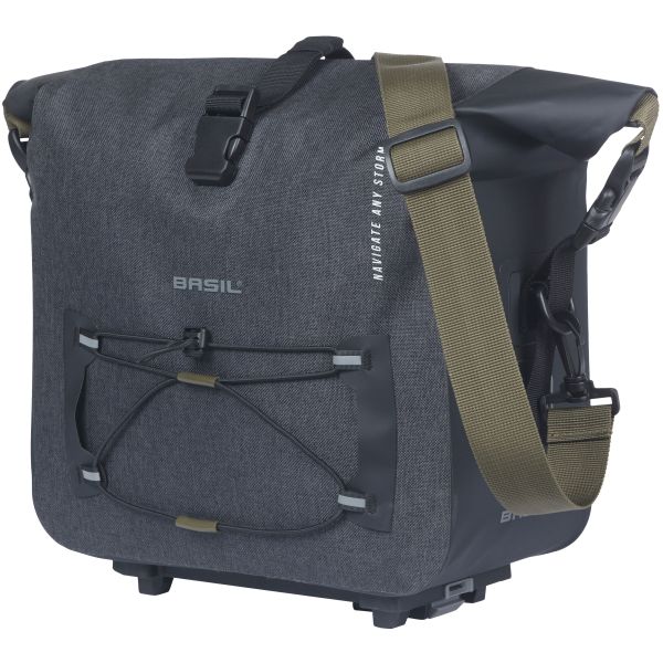 Basil gepäckträgertasche navigator storm trunkbag navigator storm mik 2.0 black