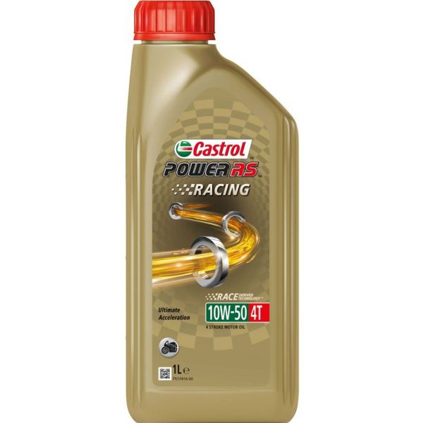 Castrol motorolie power rs ultieme 4-takt 10w50 1l