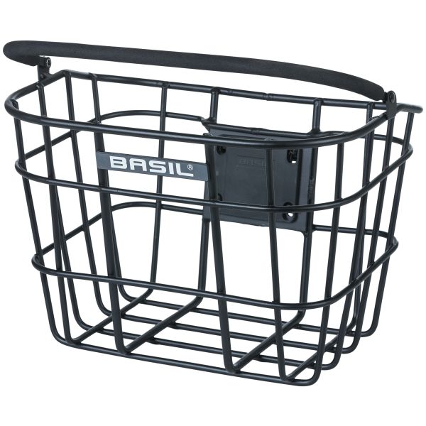 Basil Bremen Alu KF - bicycle basket - front - black
