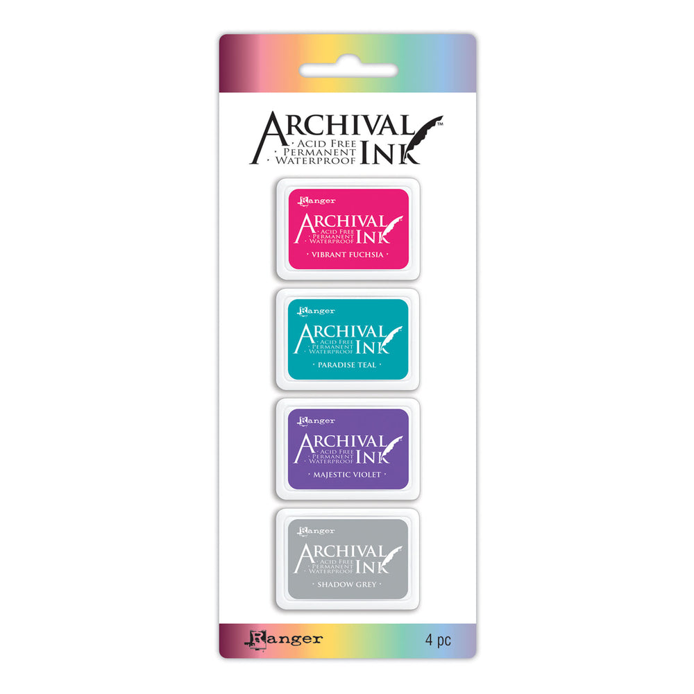 Ranger ink ranger • archival mini ink pad kit 4
