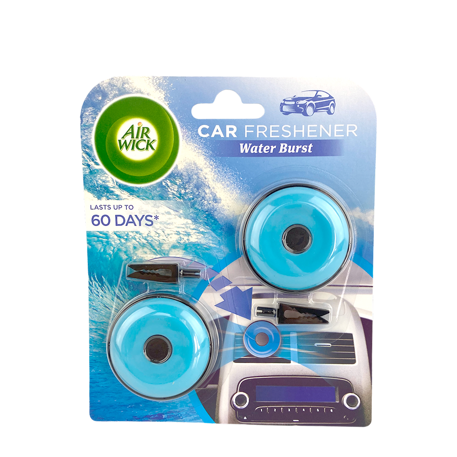 Air wick car luchtverfrisser water burst 2x8g