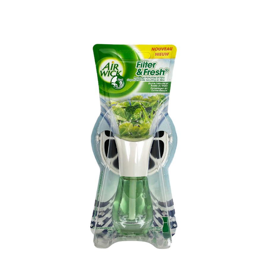 Air wick luchtverfrisser filter fresh zomerregen ochtenddauw navulling 19ml