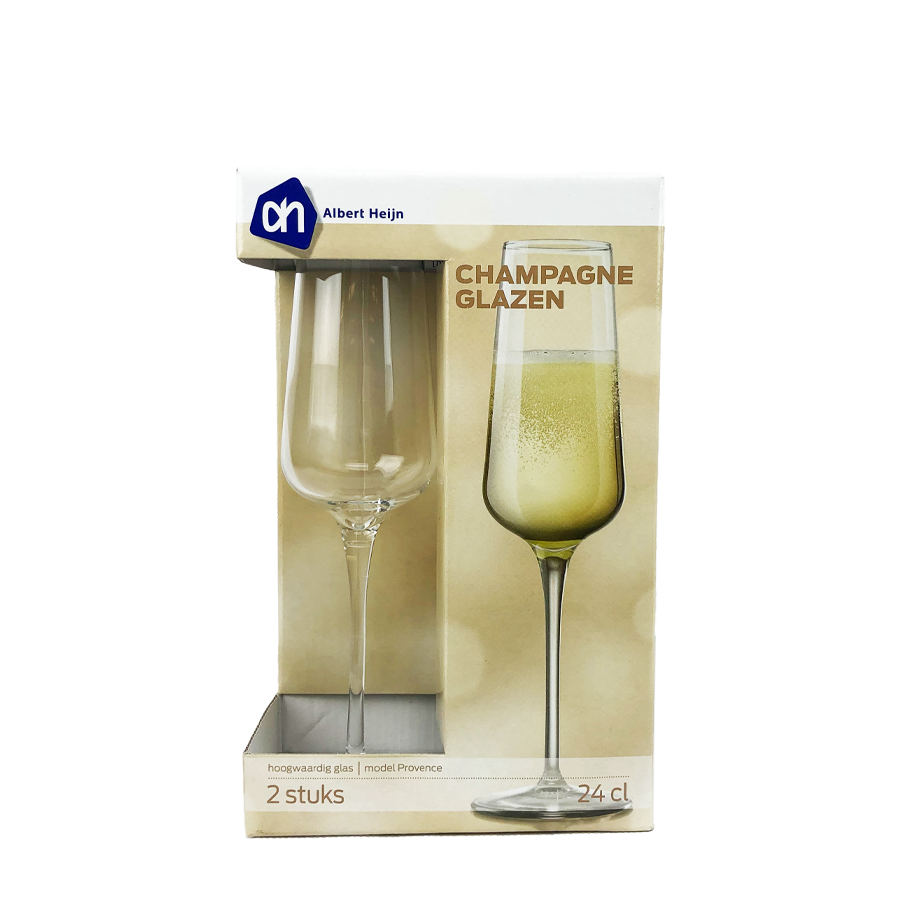 Albert heijn champagneglazen provence 2 stuks