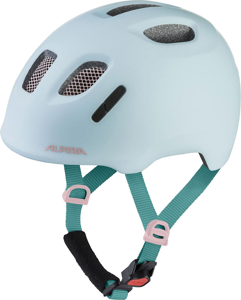 Alpina ximo 2 le pastel turquoise matt - kid's helmet | 49 - 54 cm