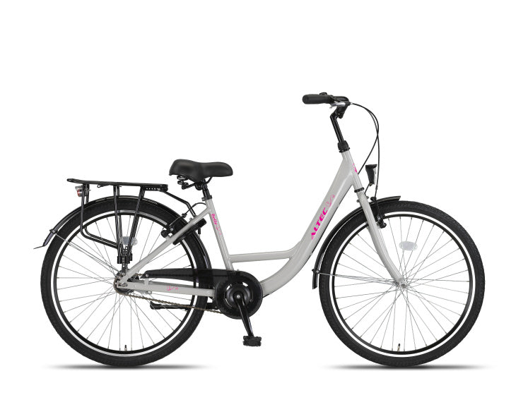 Altec belle 26 inch meisjes v-brakes lichtgrijs