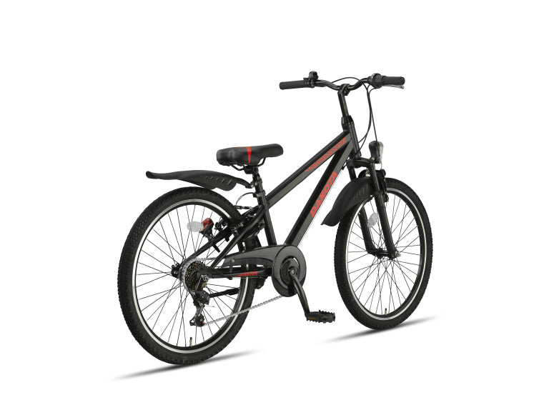 Altec dakota mtb 24 inch jongens 7v v-brakes zwart