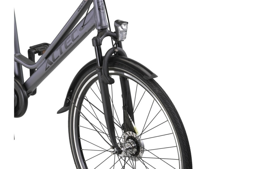 Altec Delta + Plus Vélo Femme 28 pouces N-3 50cm Gris Mat
