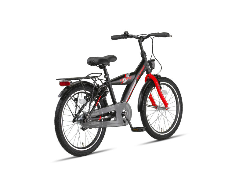 Altec hero 20 inch jongens v-brakes zwart rood