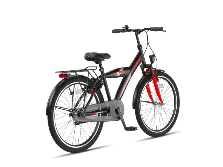 Altec hero 24 inch jongens v-brakes zwart rood