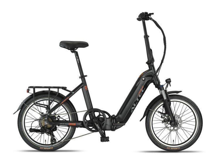 Altec legend vouwfiets 20 inch 34 cm unisex 7v schijfrem matzwart