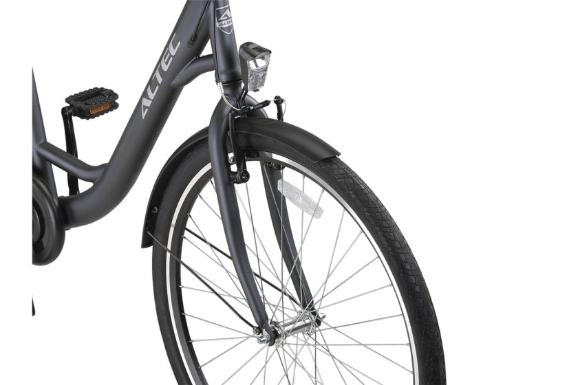 Altec marquant 28 inch 56 cm dames 3v v-brakes grijs