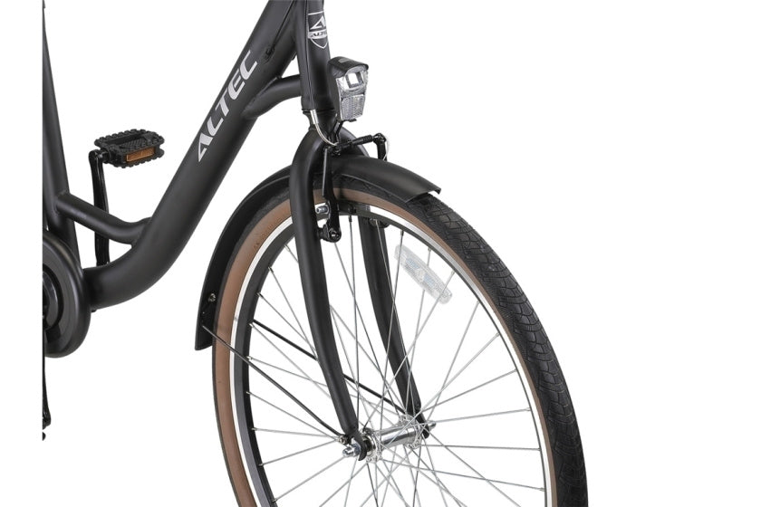 Altec Marquant Vélo Femme 28 pouces N-3 56cm Noir Mat