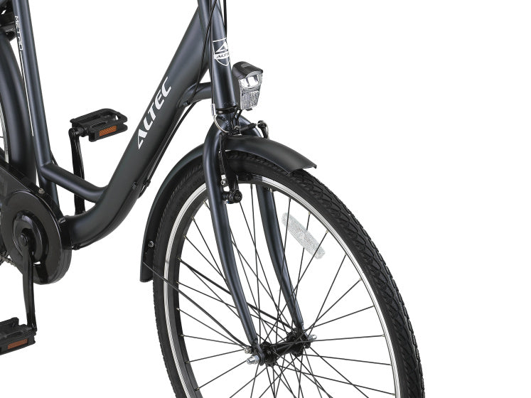 Altec metro 28 inch 52 cm dames 7v v-brakes antraciet