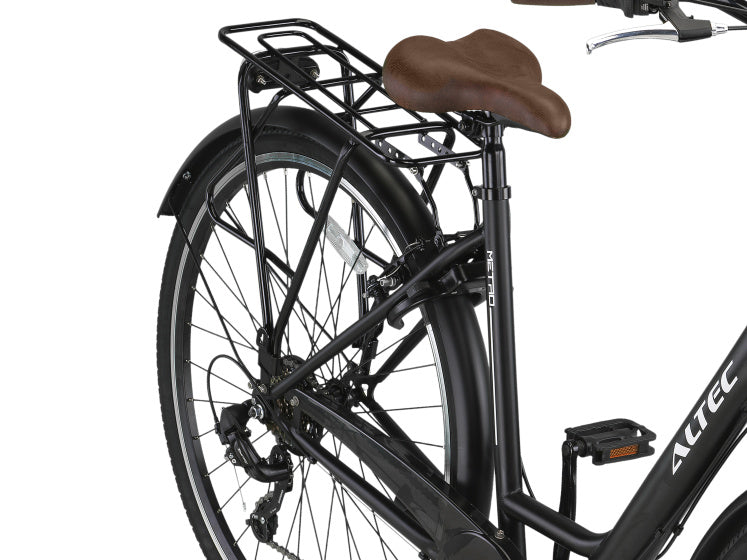 Altec metro 28 inch 55 cm dames 7v v-brakes matzwart