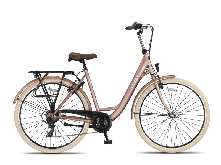Altec metro 28 inch 52 cm dames 7v v-brakes zalmroze