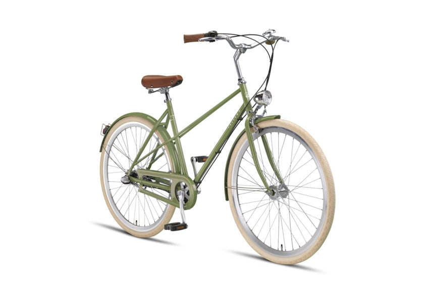 Altec Palermo 3F 28 inch Damesfiets 52 cm Retro Groen *** ACTIE UITVERKOOP ***
