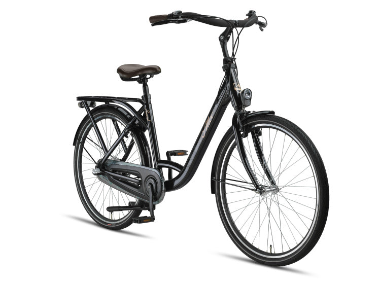 Altec sweet moederfiets 28 inch 50 cm dames 3v rollerbrake zwart