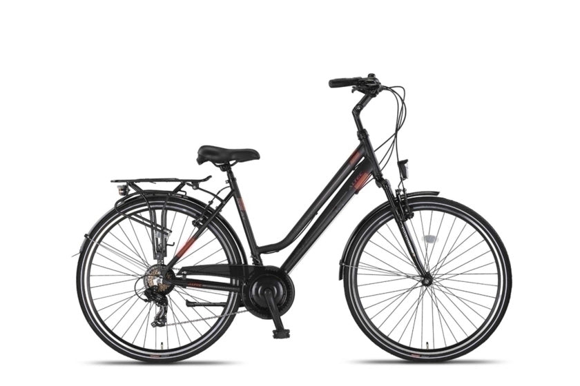 Altec ventura trekking 28 inch 50 cm dames 21v v-brakes zwart