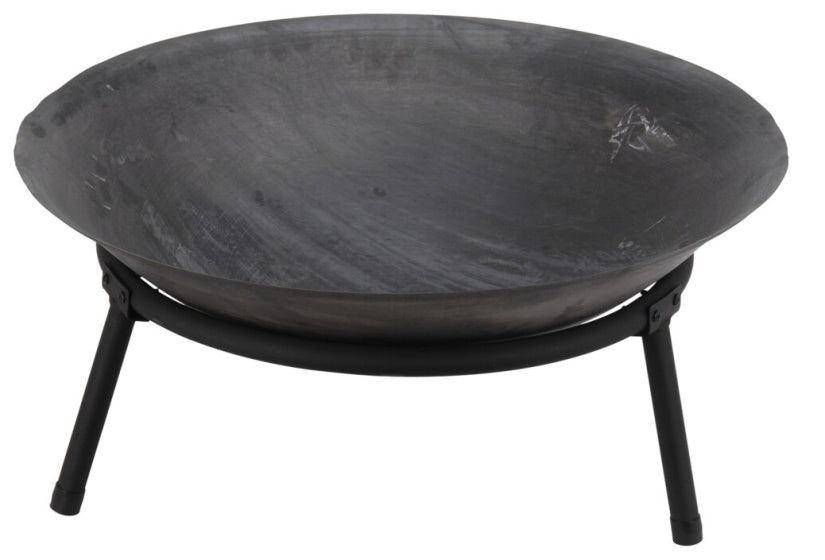 Vuurschaal Gietijzer op Standaard Ø 50 cm zwart
