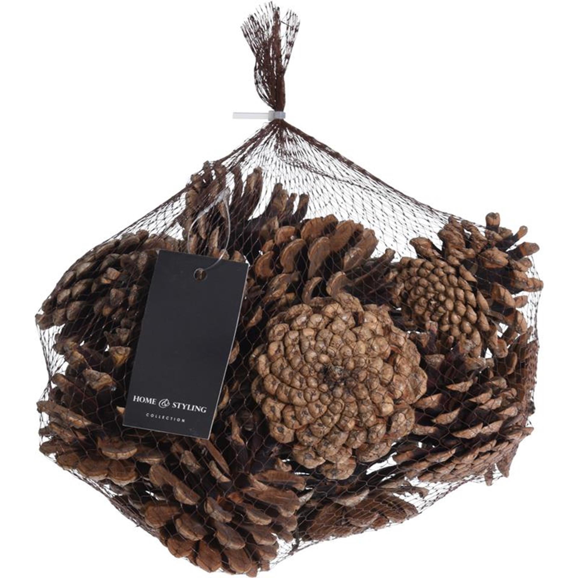 Home styling dennenappel set 300 gram naturel
