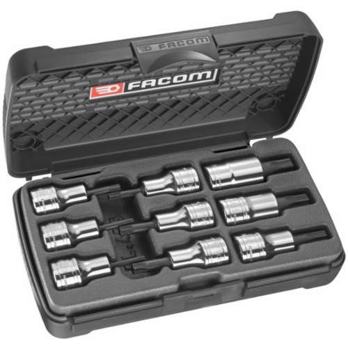 Facom set van 9 schroevendraaierdoppen torx 1 2 - amex.3apb