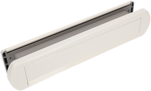 Ami briefplaat tochtklep ep 975 wit9016 schachtdelen deurdikte 53 57 climate comfort - 400689