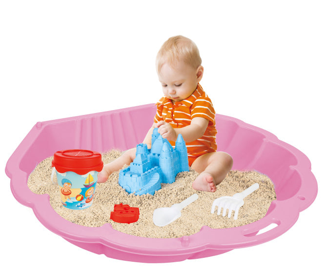 Pilsan abalone water- zandbak schelp 90 x 84 cm roze 1 stuks