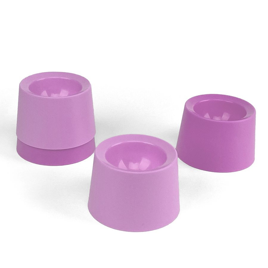 Amuse eierdopje satin pink 4 stuks
