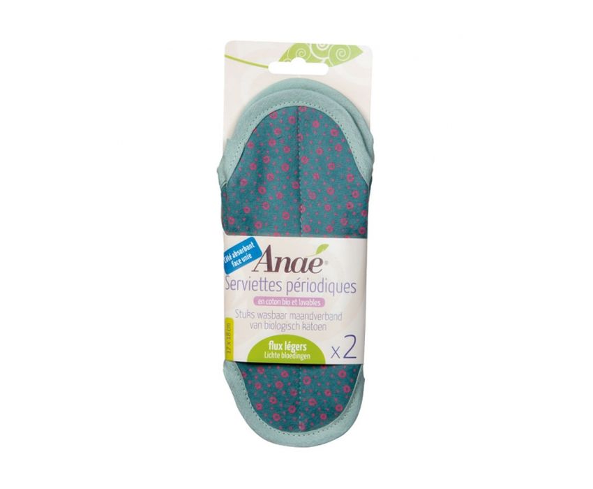Anae wasbaar maandverband - mini - 2 st. - handdoekencirkels